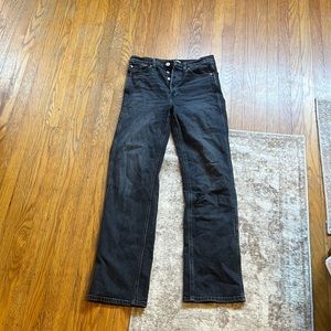 Black redone jeans